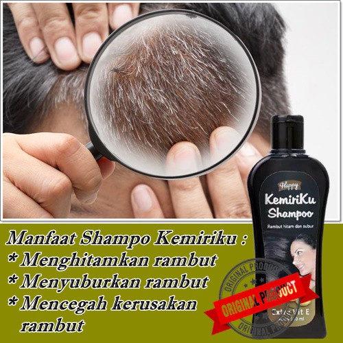 SHAMPOO KEMIRIKU 100ml GIRLSNEED77 ORIGINAL BPOM HALAL Happy Shampo Kemiri Ku Sampo