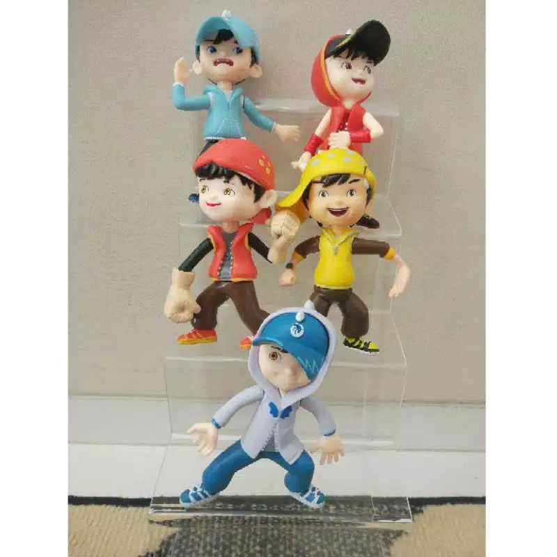 Mainan action figure pajangan boboiboy boboi boy halilintar air angin galaxy petir yaya fang(COD)