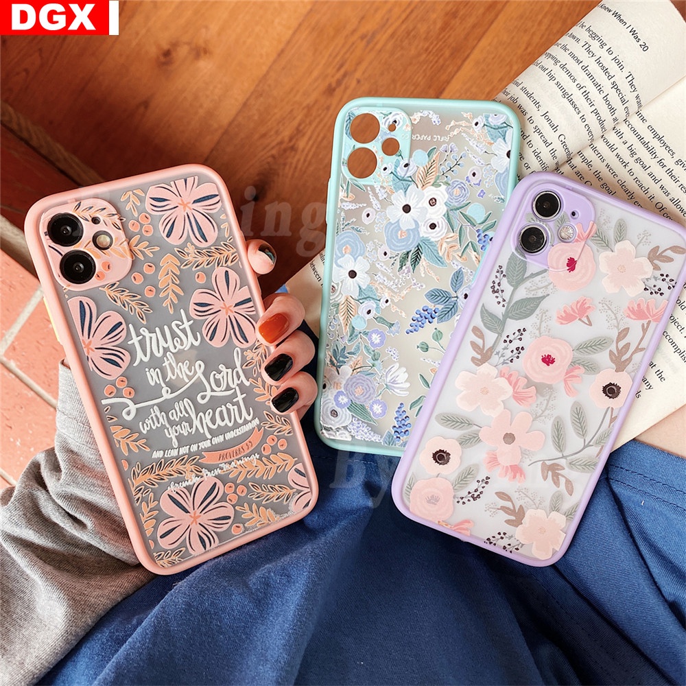 Soft Case Huawei Y7A Y6P Y7P Y6 Pro 2019 Nova 7se 7i 5t 3i 2i Y9S Y9 Prime P30 Lite Motif Bunga