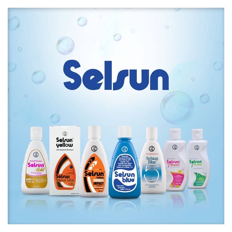 SELSUN Shampoo Anti Ketombe SELSUN Blue 120Ml 60Ml / Shampoo Anti Dandruff / Shampoo Anti Ketombe