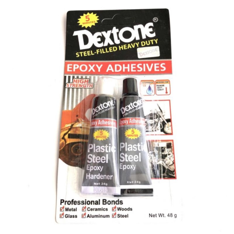 

Lem dextone campur 5 menit 48 gram