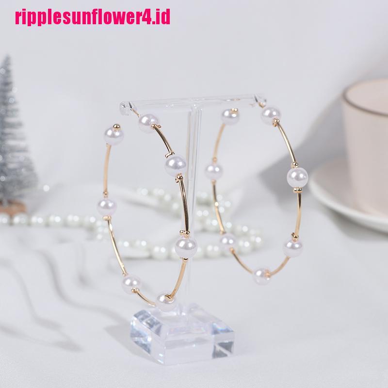 2pcs Stand Holder Display Perhiasan Anting Bahan Akrilik