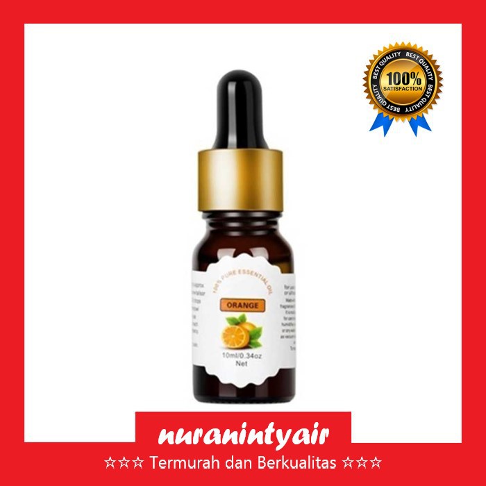 10ml Orange Essential Oil Diffuser - Difuser Aromatheraphy Oil Minyak Esensial Refill