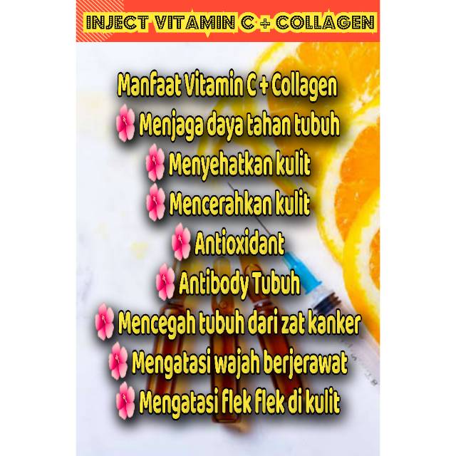 Infus Whitening Vitamin C Collagen Indonesia