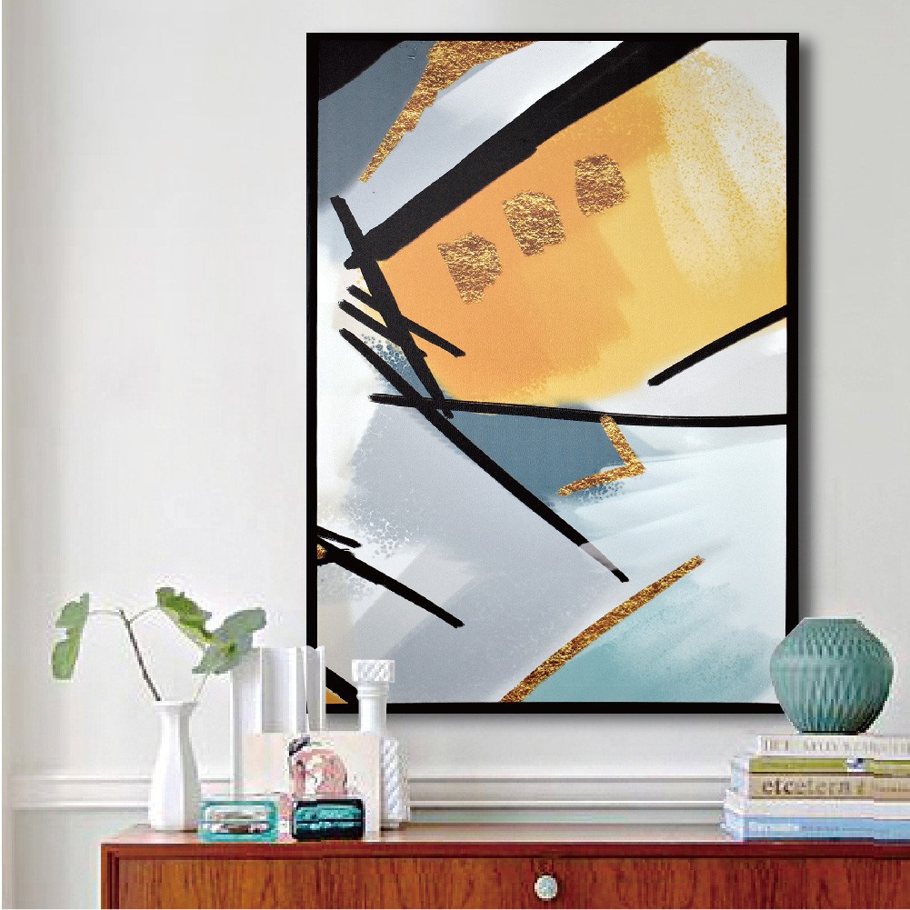 Lukisan Desain Abstrak Ukuran Besar Untuk Dekorasi