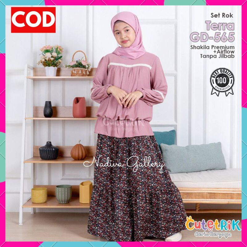 BISA COD BEST SELLER - CUTETRIK SETELAN BAJU MUSLIM ANAK PEREMPUAN TERBARU original Umur 5 6 7 8 9 10 11 12 13 14 tahun remaja terlaris realpict 2021 2022 warna pink ungu dusty pink mustard biru anak tanggung kuning biru terbaru MOCCA Dusty PINK COKLAT