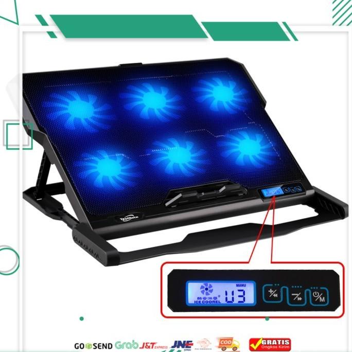 ICE COOREL Cooling Pad Laptop 6 Fan