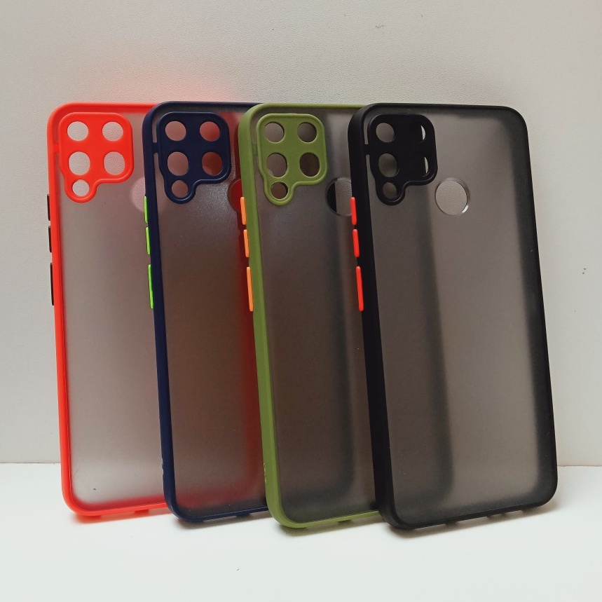 CASE MATTE REALME C15 TRANSPARAN FUZE MACARON MY CHOICE - FA