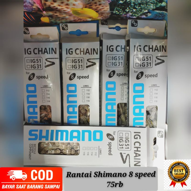 Rantai Shimano 8 Speed Rantai sepeda Shimano 8 speed