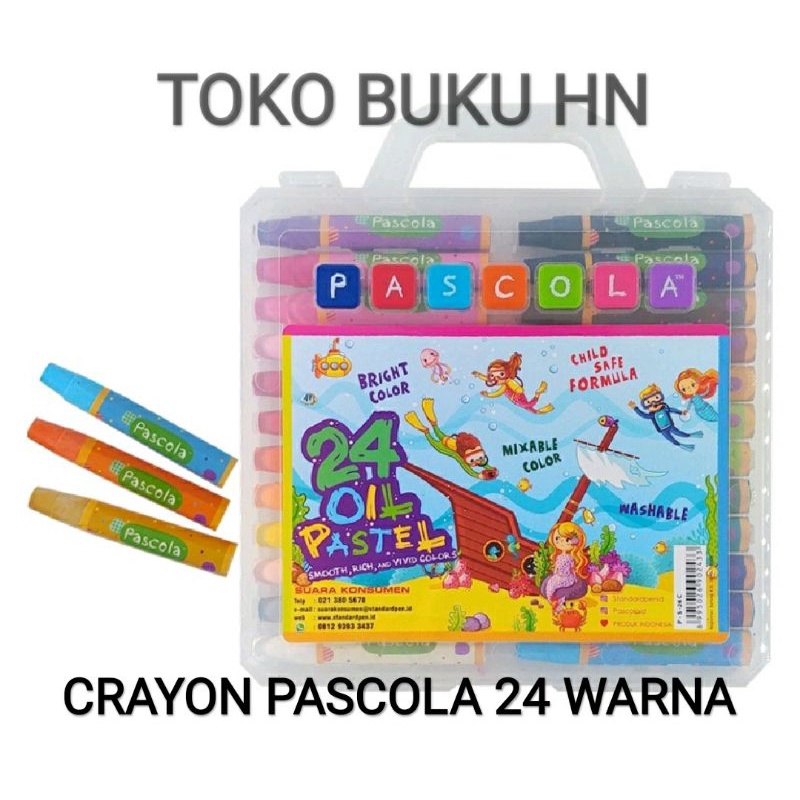 

CRAYON PASCOLA 24 WARNA / CRAYON 24 WARNA