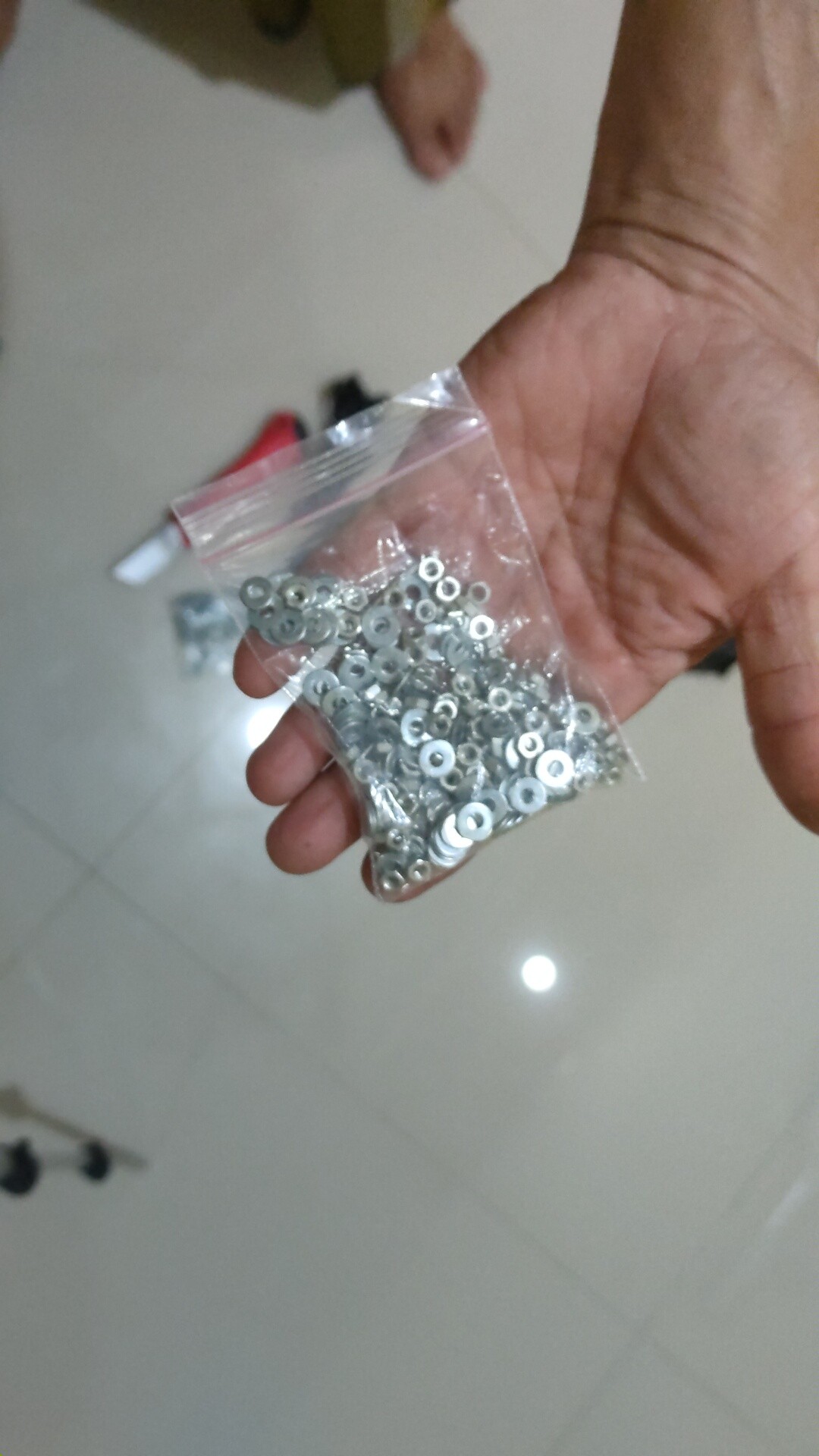 Ring Plat M3 Atau M4 Per Pack Isi 100pcs Galvanis