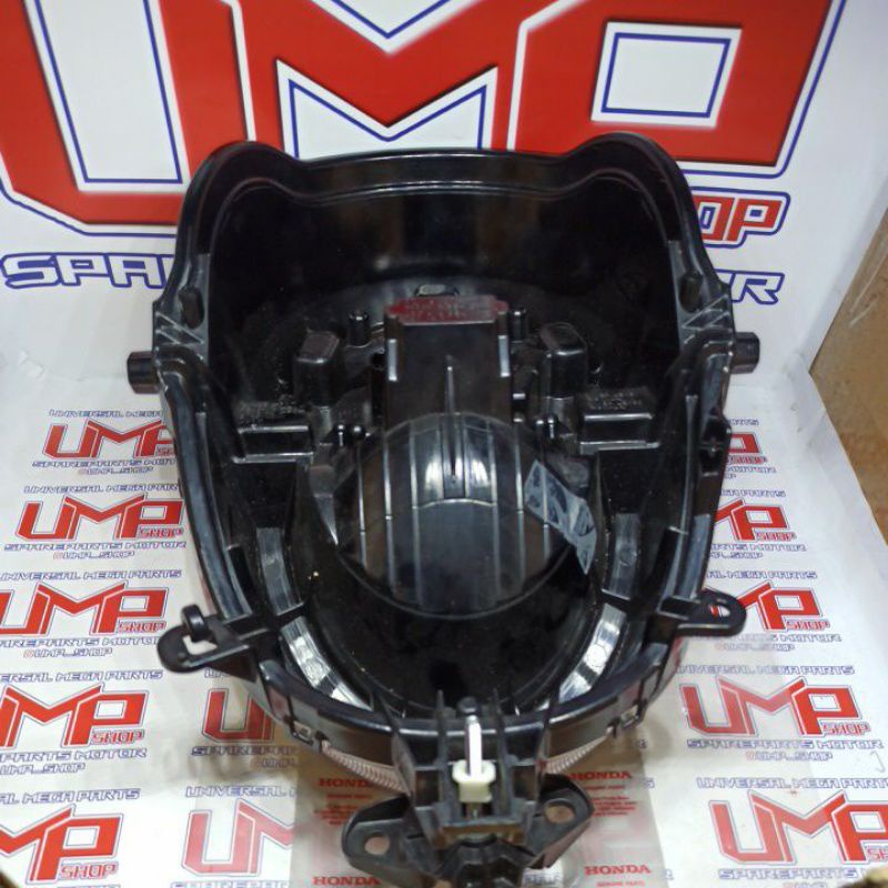 HEADLIGHT UNIT REFLEKTOR DEPAN LAMPU DEPAN HONDA SCOOPY DONAT