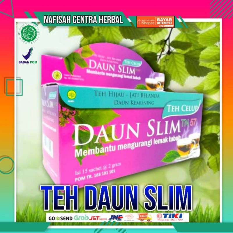 

Teh Celup Daun Slim isi 15 Kantong | Membantu Mengurangi Lemak Tubuh