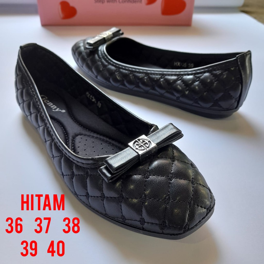 sepatu wanita merk "Genny" warna hitam