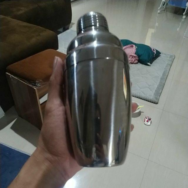 Shaker Stainless Shuma 350 / 550 / 750ml Cocktail Shaker / Pengaduk Mininuman Stainless