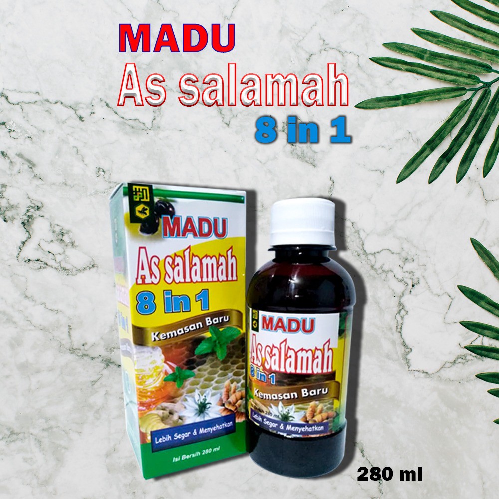 As Salamah 8 In 1 Madu Untuk Batuk dan Flu / Original