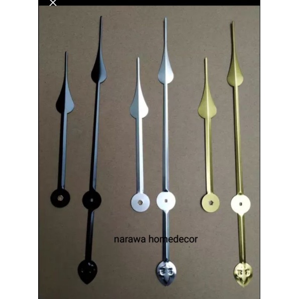 JARUM JAM PANJANG MODERN PANJANG 33 CM