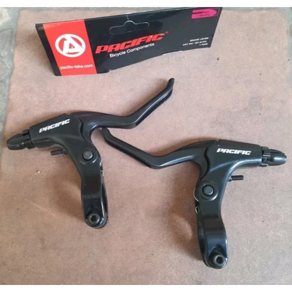 TERMURAH!!! Handle Rem Sepeda / PACIFIC Hitam / Setengah Alloy &amp; Full Alloy / Realpict