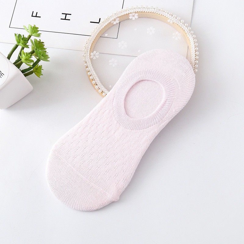 MURMURE.ID | KAOS KAKI HIDDEN DI BAWAH MATA KAKI PRIA WANITA ANKLE SOCK BASIC IMPORT CS042-PINK MUDA