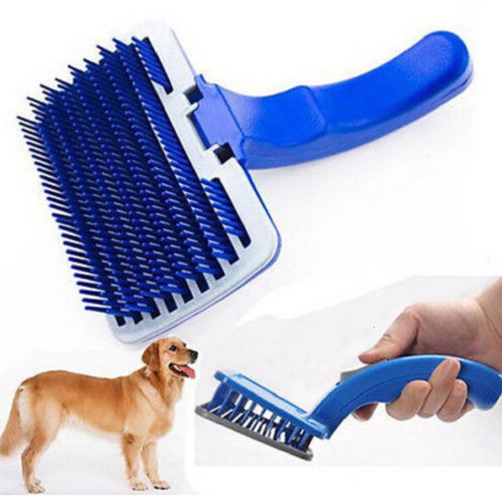 Self Cleaning Grooming Brush Pet Cat Dog - Sisir Hewan Tombol Anjing dan Kucing