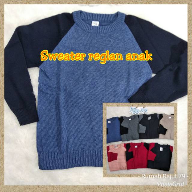 PREMIUM Sweater reglan anak 10T