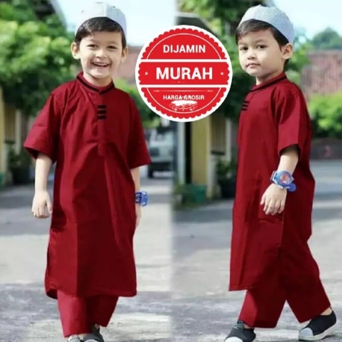 Baju Koko Anak Pakistan / Kurta Anak Pakistan 1-10 Tahun