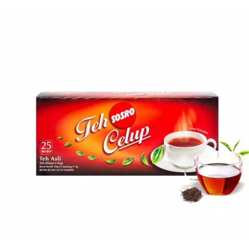 

Teh Celup Sosro 25 Tea Bags