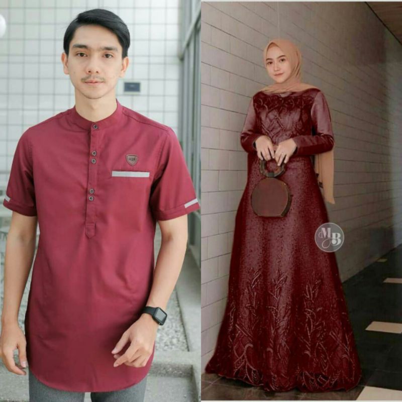 COUPLE GAMIS BROKAT COUPLE BROKAT KOKO COUPLE GAMIS RAMADHAN