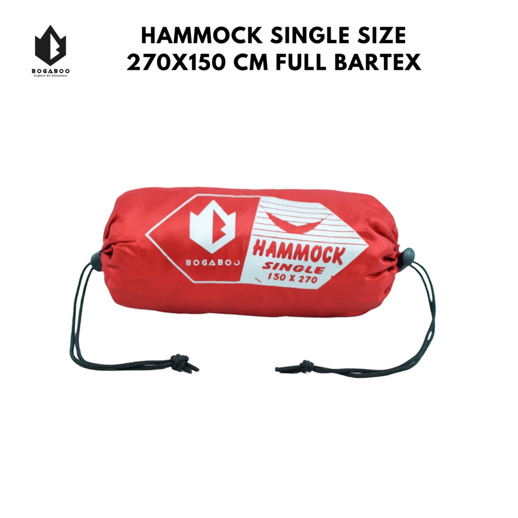 Hammock 270x150 cm Full Bartex - Ayunan Gantung Dewasa Besar