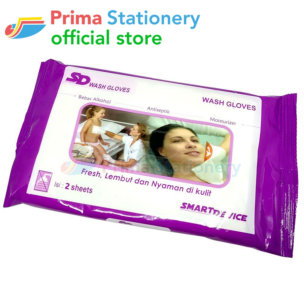 Smart Device SD Wash Gloves Waslap Handuk Tisu Basah Antiseptik /2