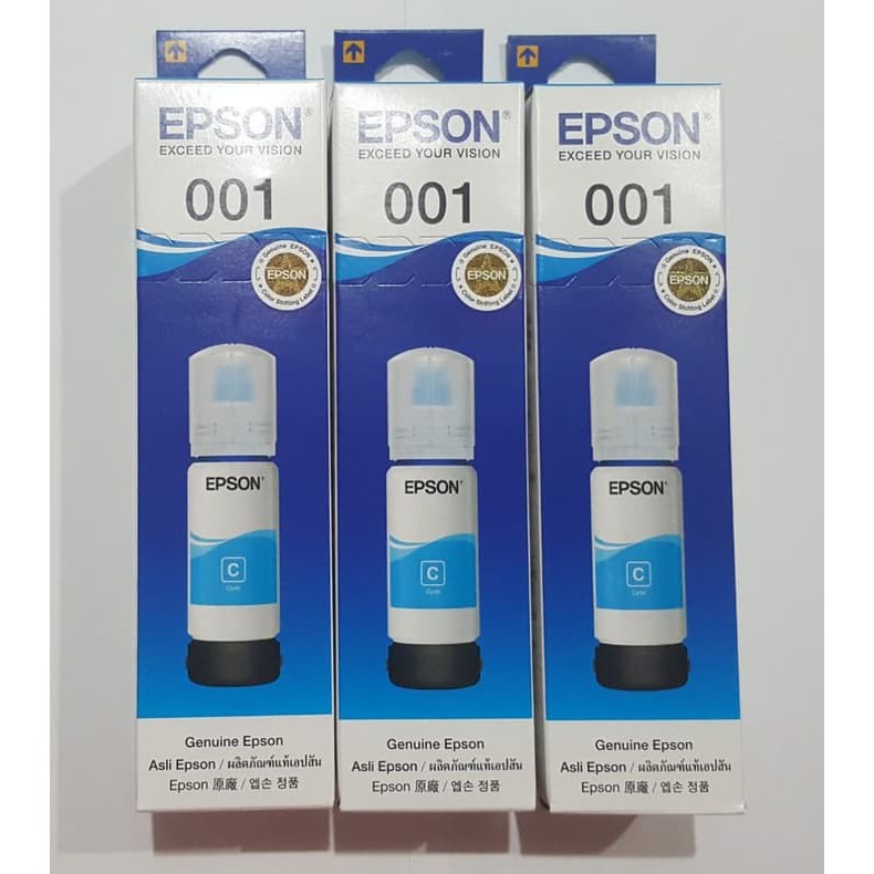 Tinta EPSON 001 Y200 C13T03Y200 Cyan L 4150 4160 6160 6170 6190