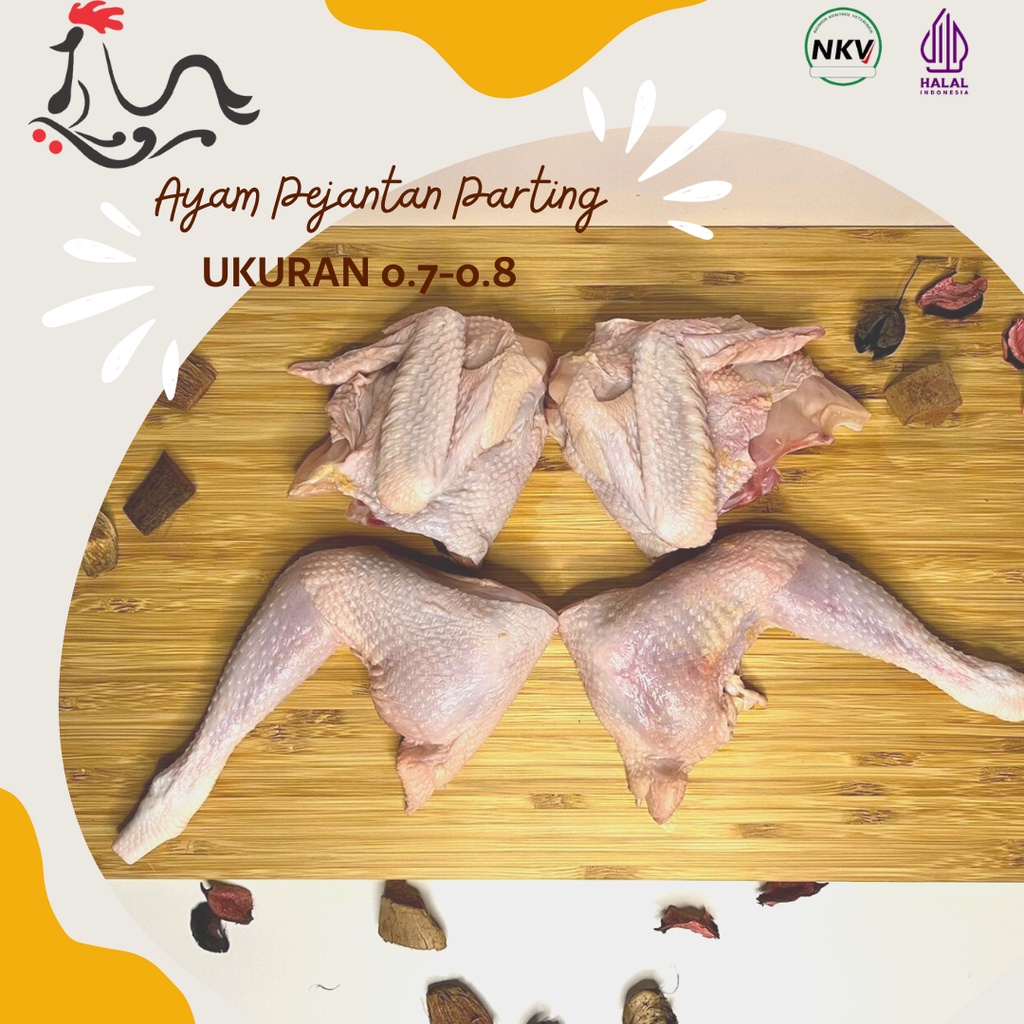 

Ayam Pejantan Parting 4 700 Gram Beku