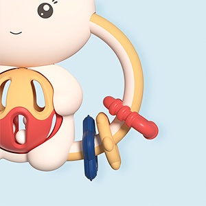 Alilo Baby Rattle / Mainan Rattle Bayi / Teether Bayi / Gigitan Bayi / BPA Free / Newborn Gift