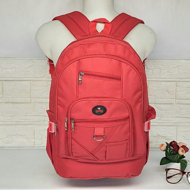 TAS RANSEL korea stylish backpack SEKOLAH WANITA DAN TAS PUNGGUNG ANAK LAKI LAKI CRV 003