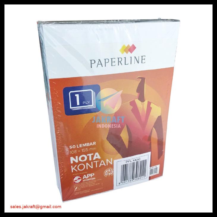

Nota Kontan Kecil Kas Bon Paperline 1 Rangkap Murah Praktis Laris Kode 1123