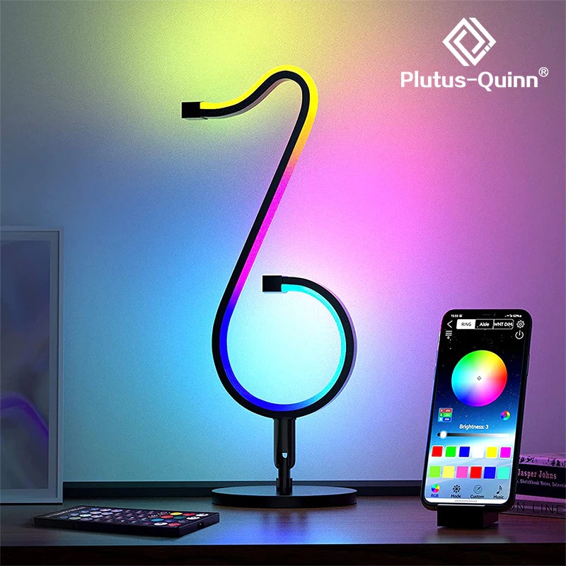 Lampu Dekorasi Meja Bluetooth LED RGB Dimmable - TW-L2 - Black