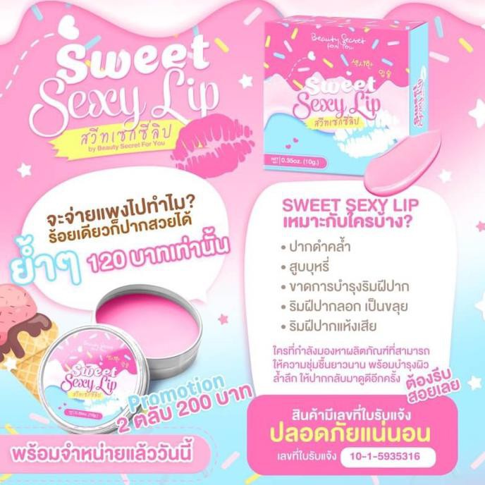 MODEL BARU SEXY LIP SWEET / PELEMBAB BIBIR BEAUTY SECRET 4 .*
