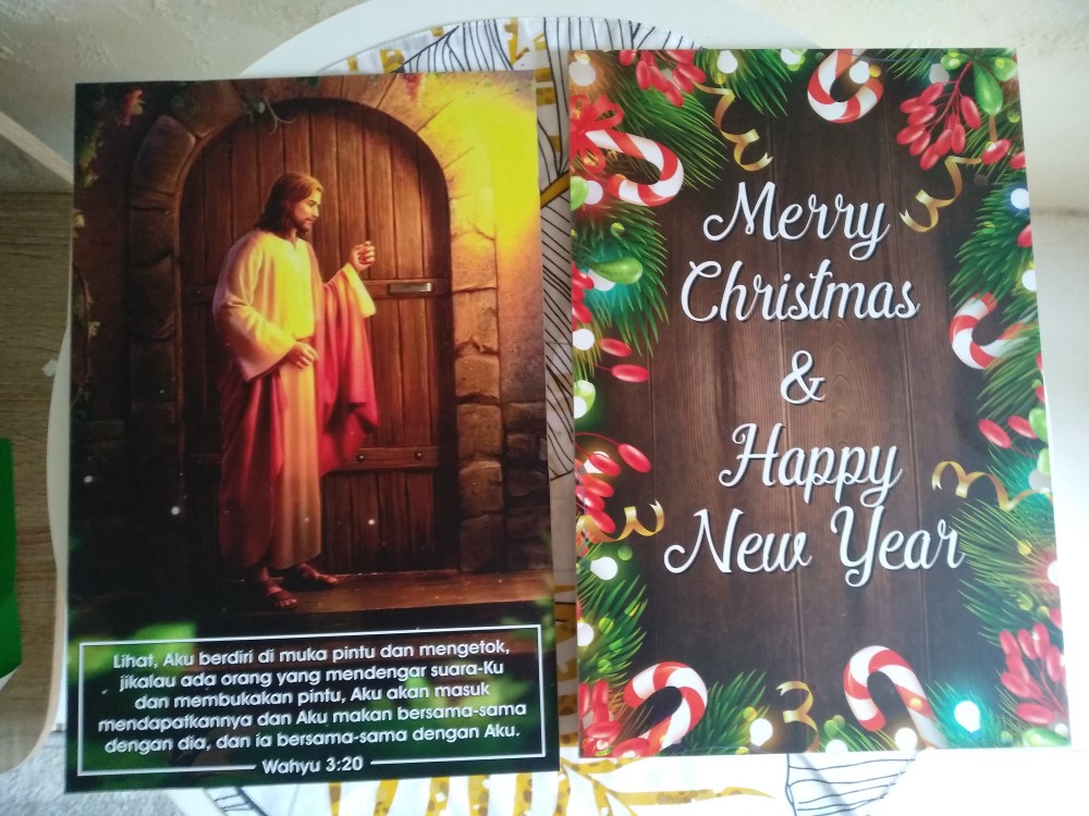 Poster Kayu Perjamuan Kudus Walldecor Nasrani Kristen Katolik Perjamuan Terakhir