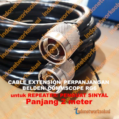 Kabel Ekstensien UBIQUITY BULLET &amp; REPEATER Coaxial Commscope ANTENA GRID SEKTORAL YAGI OMNI 2M