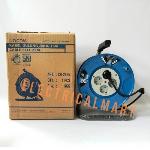 UTICON Kabel Roll 25m SNI / Kabel Gulung Arde CR- 2825