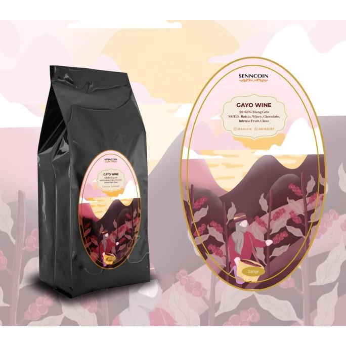 

GAYO WINE 250gr (BEANS)