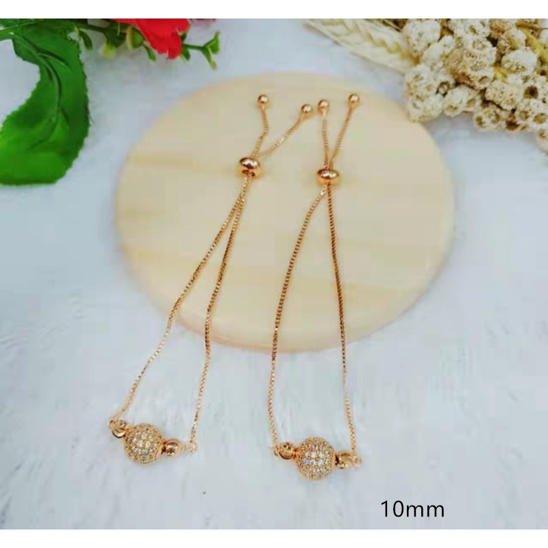 Set Perhiasan Xuping Permata Kalung/Gelang/Anting Lapis Emas