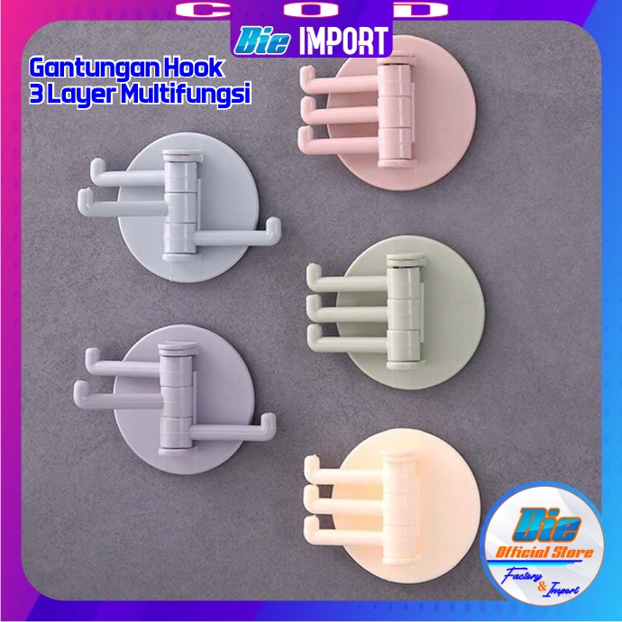 Cantolan Hook / Gantungan 3 Layer Multifungsi Impor Best Seller