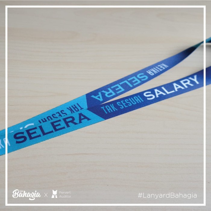 

ORGANIZER-DOCUMENT- LANYARD KETIKA SELERA TAK SESUAI SALARY @PERVERTAUDITOR -DOCUMENT-ORGANIZER.