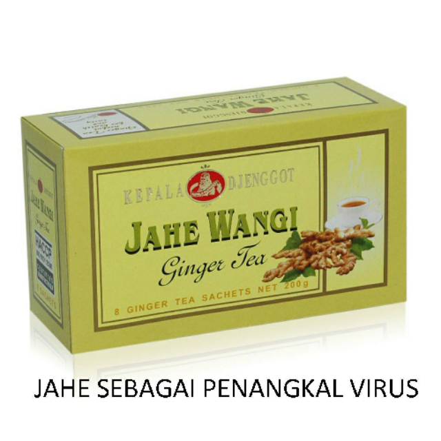 Teh Jahe Wangi Kepala Djenggot 200gr isi 8sct