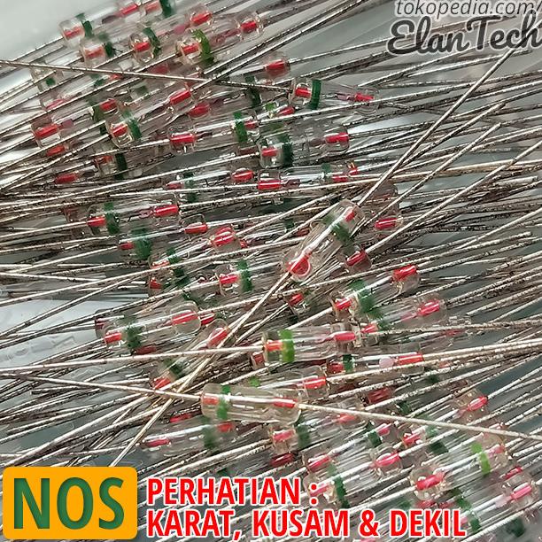 1N34A Diode 1N34 Germanium Unizon Japan DO-7 Green Stripe elant33 Berkualitas