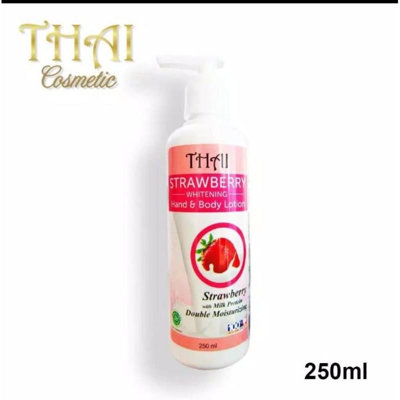 Thai Hand and Body Lotion Strawberry 250ml