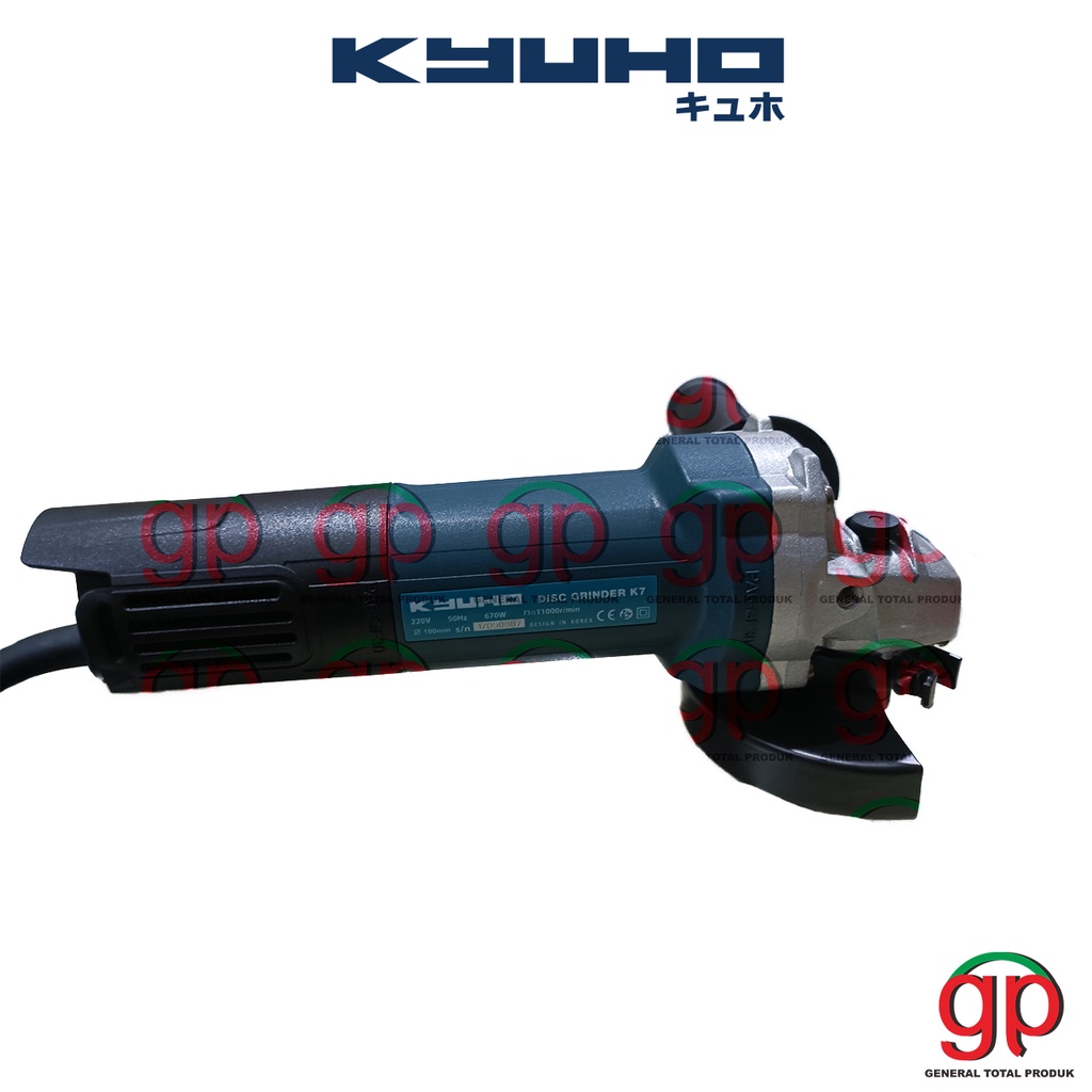 KYUHO K7 MESIN GERINDA TANGAN 4" K 7 ANGLE GRINDER