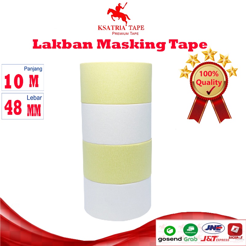 

Lakban OPP Tape / Isolasi Masking Tape / Lakban Kertas Dunia Packing 48mm x 10 meter