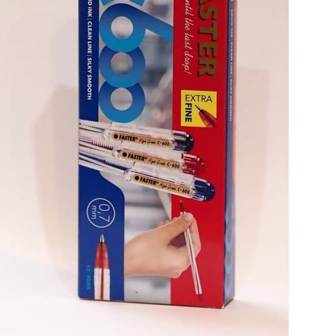 

NEW PRODUCT !! 9.9 Pulpen Faster C600 ( 12 pcs ) [KODE 59]